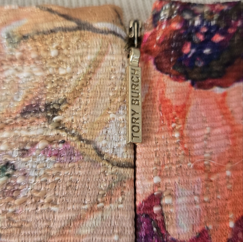 Tory Burch Jillian Floral Print Tunic From 2014 Resrt Line. Size 6 - Picture 8 of 14